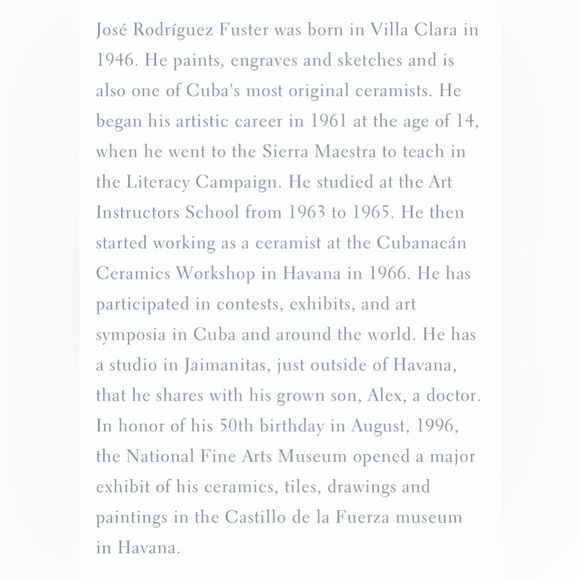 ORIGINAL CERAMIC TILE BY JOSE’ FUSTER - Picture 10 of 10